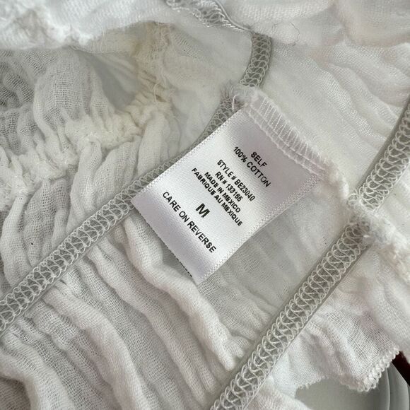 Altar'd State Women's Lot of 2 Pieces Crop Puff Sleeve Blouse & Flowy Shorts S/M - Picture 9 of 11